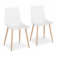 Krzesło - białe - 2 szt